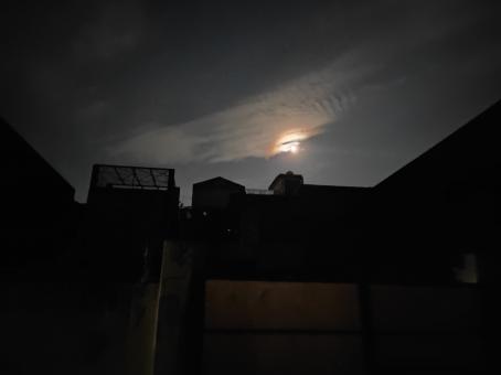 Free Stock Photo of moon in the night