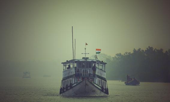 Free Stock Photo of Sundarban Ferry View 