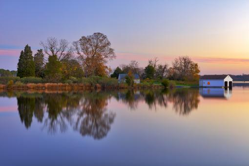 Free Stock Photo of Dawn Reflections of Blackwater Refuge