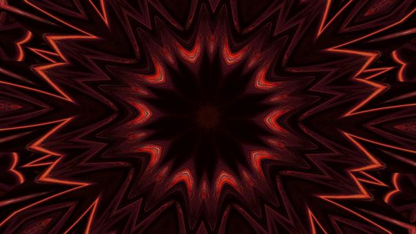 Free Stock Photo of Kaleidoscope star
