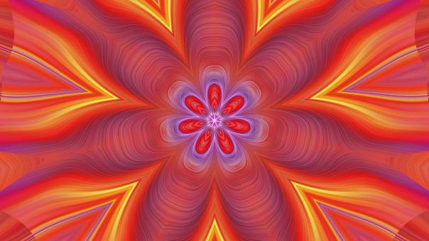 Free Stock Photo of Kaleidoscope star