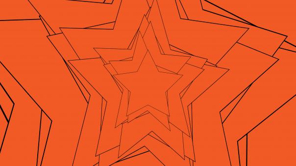 Free Stock Photo of Star Pattern