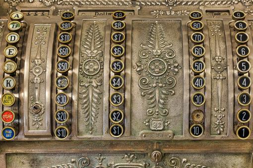 Free Stock Photo of Vintage Cash Register