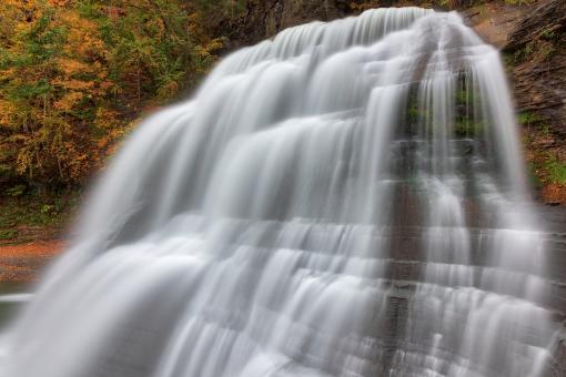 Free Stock Photo of Silk Veil of Enfield Falls
