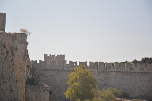 Free Stock Photo of Architecture of Old Town on Rhodos in Greece