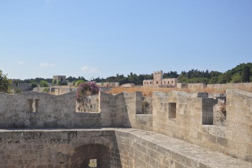 Free Stock Photo of Architecture of Old Town on Rhodos in Greece