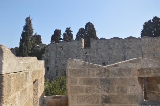 Free Stock Photo of Architecture of Old Town on Rhodos in Greece