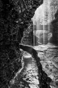 Free Stock Photo of Gorge Shower Trail - Watkins Glen
