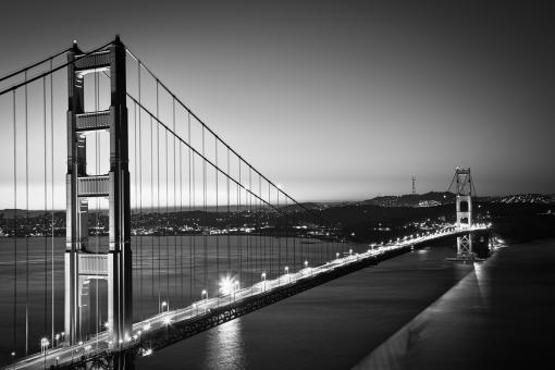 Free Stock Photo of Silver Gate Bridge