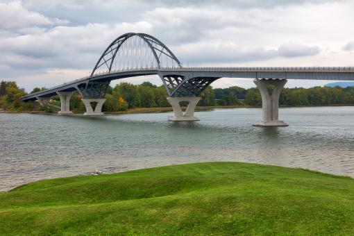 Free Stock Photo of Lake Champlain Bridge
