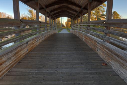 Free Stock Photo of Saint Michaels Covered Bridge