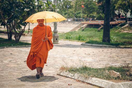 Free Stock Photo of Cambodia monk