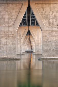 Free Stock Photo of Under Kent Narrows Bridge