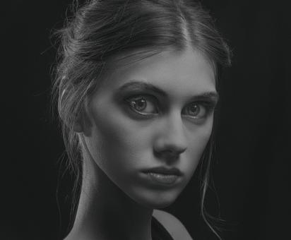 Free Stock Photo of Intense woman