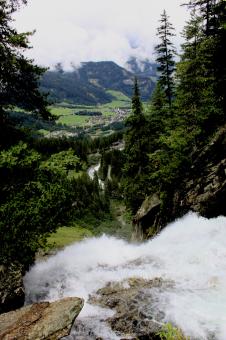 Free Stock Photo of LANDSCAPE OF WATERFALL IN AUSTRIA
