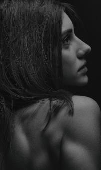 Free Stock Photo of Female profile