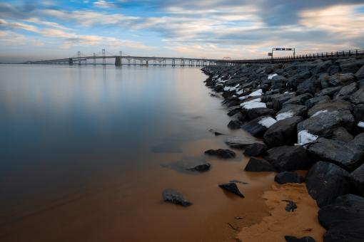 Free Stock Photo of Rocky Beach Bay