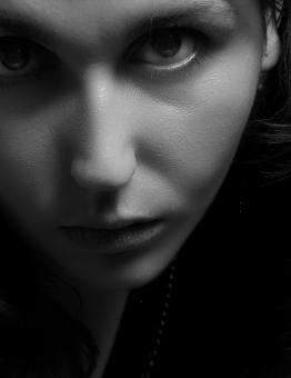 Free Stock Photo of Instense woman