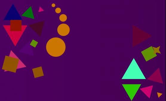 Free Stock Photo of Vector shapes background 