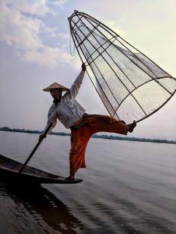 Free Stock Photo of Fisherman
