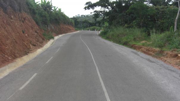 Free Stock Photo of Peaceful road of a village- Cameroon