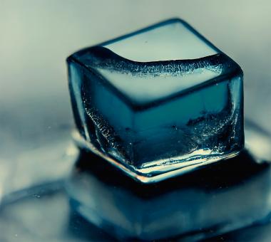 Free Stock Photo of Melting ice cube