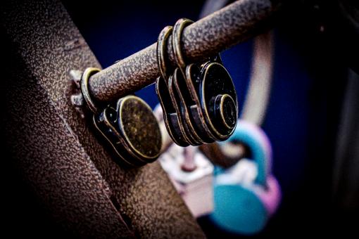 Free Stock Photo of locks of love