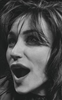 Free Stock Photo of Surprised woman