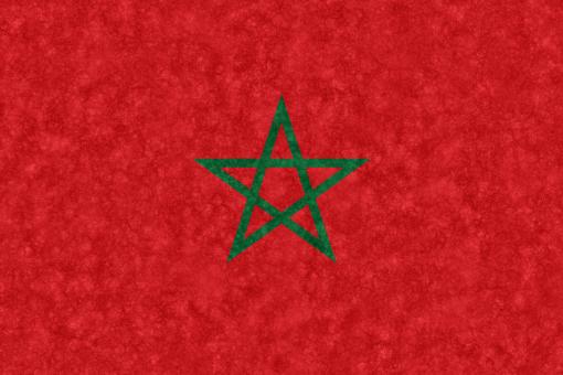 Free Stock Photo of Velvet Flag - Morocco