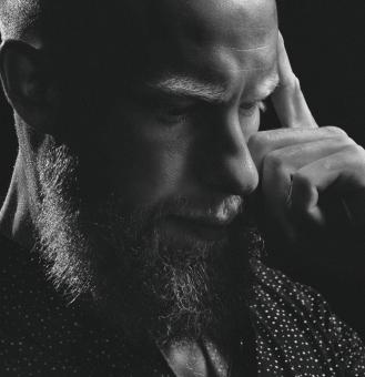 Free Stock Photo of Thinking man