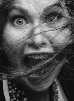 Free Stock Photo of Excited female