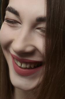 Free Stock Photo of Laughing woman