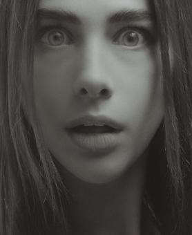 Free Stock Photo of Surprised woman