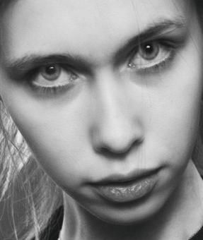 Free Stock Photo of Sad woman