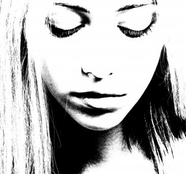 Free Stock Photo of High Key Female Portrait