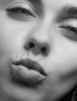 Free Stock Photo of Blowing a kiss
