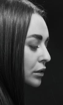Free Stock Photo of Female profile