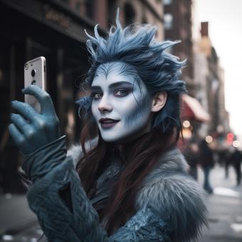 Free Stock Photo of Beautiful Frost Girl