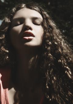 Free Stock Photo of Relaxed woman