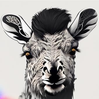 Free Stock Photo of Line art animal