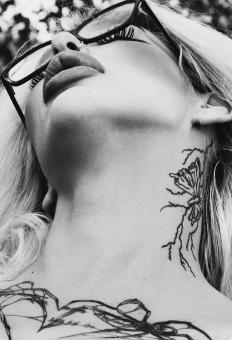 Free Stock Photo of Tattooed woman