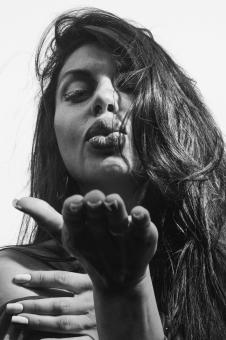Free Stock Photo of Blowing a kiss