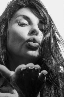 Free Stock Photo of Blowing a kiss