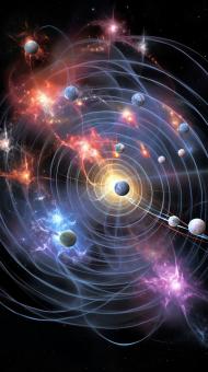Free Stock Photo of Celestial Echoes of Magnetic Dance