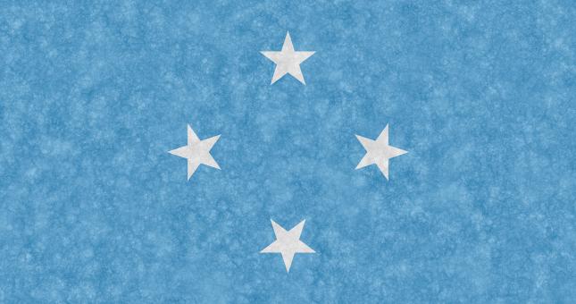 Free Stock Photo of Velvet Flag - Micronesia