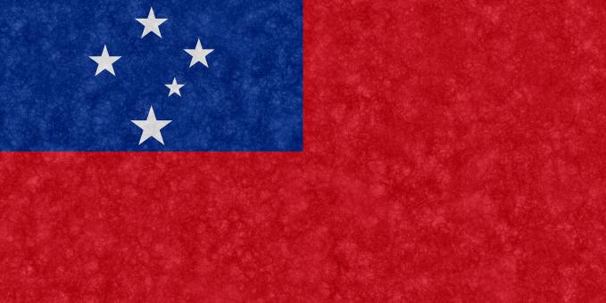 Free Stock Photo of Velvet Flag - Samoa