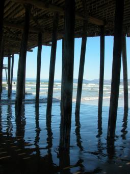 Free Stock Photo of Beach pier