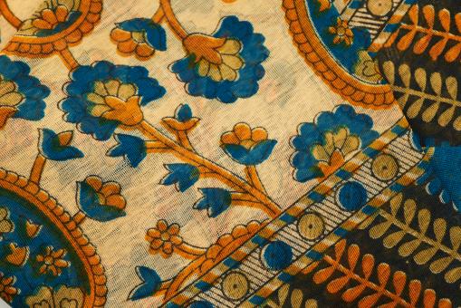 Free Stock Photo of Sari fabric