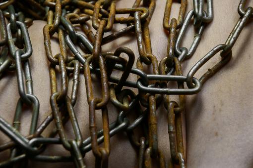 Free Stock Photo of Chains body concept