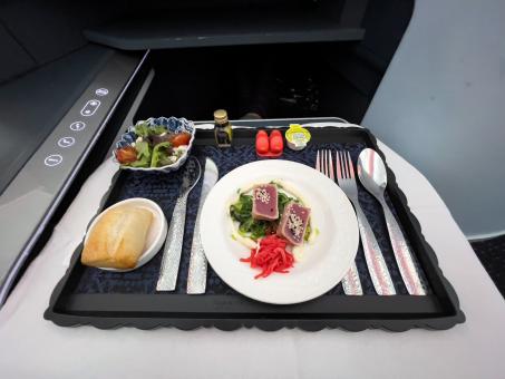 Free Stock Photo of Airplane food